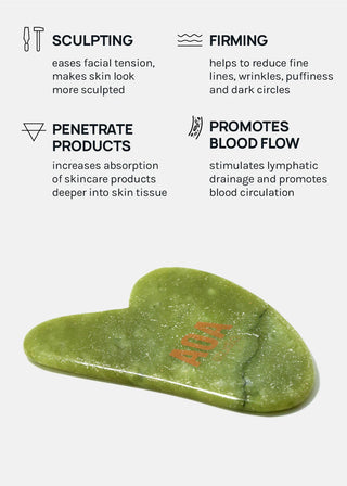 Gua Sha de pieda de Jade - PREVENTA