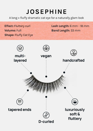 D-LUX CURL PREMIUM FAUX MINK LASHES - JOSEPHINE