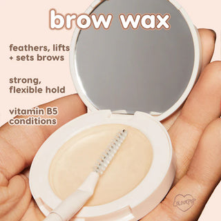 Tinted Brow Wax & Spoolie / Cera para cejas + Cepillo