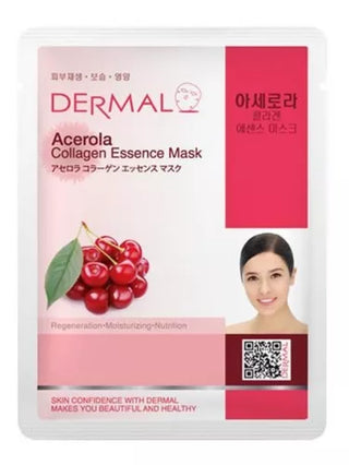 Dermal Mascarilla Coreana Facial de Colágeno