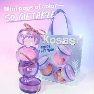 Mini Blush is Life Trio - Kosas / Set 3 pzas mini rubor en polvo