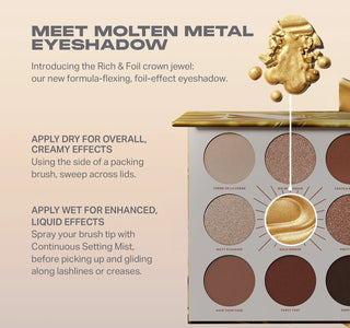 Rich & Foiled Artistry Palette - Gold Seeker