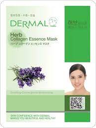 Dermal Mascarilla Coreana Facial de Colágeno